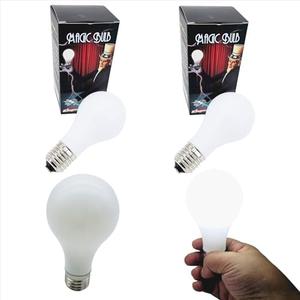 sumrica Magic 3PCS LED Magic Lamp Touch Switch Model Glow in Hand Magic Trick Gimmick Battery Light Bulb for Kids Adult Perfect for Halloween & Christmas(White)