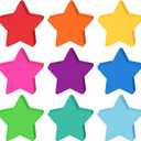 Kisston 360 Pcs Star Cutouts Paper 3.9 Inch Assorted Colors Star Die Cuts Classroom Bulletin Board Decorations Star Shaped Card Stock for DIY Projects Craft School Wall Decor