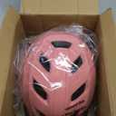 Retrospec Lennon Adult Bike Helmet with LED Safety Light Adjustable Dial & Removable Visor - Adjustable Bicycle Cycling Helmet for Men & Women (One Size, Matte Melon)