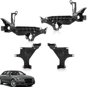 4Pcs RH&LH Headlight Mounting Support Plate Bracket for 13-15 Audi A4 S4