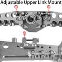 Full CNC Aluminum Alloy Front Rear Portal Axle for 1/10 RC Crawler Car Axial Capra 1.9 UTB, Completes Axle Set Metal Upgrades (Gray)