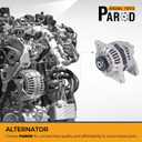 PAROD 3979953 Alternator Fit for Caterpillar Skid Steer Loaders 277D 279D 236D 242D 246D 257D 259D 262D 287D 289D, 12V 85A CW