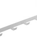 Coat Clothes Hanger, Versatile 5-Hook Design Punch-Free Wall Mounted Over Door Hook for Kitchen