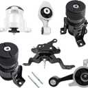 Engine Motor Mount & Transmission Mount Kit Compatible with Murano QX60 2015-2024 & JX35 2013 & Pathfinder 2013-2016 3.5L V6 Engine FWD Trans, Replace OE A4355HY A4365HY A7381 A4371HY A7386 A7383 6pcs