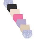 Hanes Women's Microfiber Stretch Underwear Pack, Comfort Flex Fit Brief Bikini or Thong Panties, 6-Pack