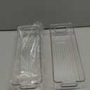 Set of 8 Clear Plastic Storage Bins, 4 Large and 4 Small Stackable Storage Containers for Pantry Organization and Kitchen Storage Bins,Home Edit and Cabinet Organizers