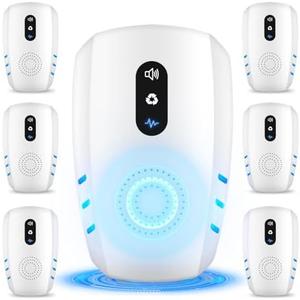 2025 Upgraded Ultrasonic Pest Repellent Indoor Insect Repeller, Pest Control, Repellent Roach, Mouse, Bugs, Mosquito, Mice, Spider, Ant, Rodent Repellent Ultrasonic Plug in, 3 Mode Switching, 5 Pack