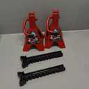 Jack Boss Jack Stands Low Profile 2 Ton(4000 LBs) Lifting Car Stand, Fit Use for Cars Automotive Small Vehicles, 2 Pack