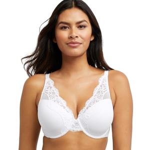 Bali Women's One Smooth U Lace Underwire Bra, Comfort Stretch Full-Coverage Convertible Bra White 38C Bali Women's One Smooth U Lace Underwire Bra, Comfort Stretch Full-Coverage Convertible Bra White 38C