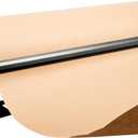 DIY Crew 24 Inch Paper Roll Dispenser and Cutter - Heavy-Duty Wall Mountable, Non Slip Tabletop - Kraft, Freezer, Butcher Paper - Up to 1000ft Rolls (Matte Black)