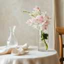 12pcs 8 Inch Clear Glass Cylinder Vases for Centerpieces