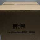 BELVA BBX112BK 1.842 cu ft. Single 12" Ported Car Subwoofer Box Enclosure with Custom Black Baffle