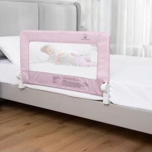 ComfyBumpy 1-Pack Bed Rail for Toddlers 35.5" L x 19.5" H | Toddler Bed Rails for Twin, Full & Toddler Bed Size | Swing Down Bed Rail Guard | Baby Bed Side Rail for Kids | Pink, 35.5 | Standard | 1-Pack