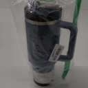 Stanley Quencher H2.0 Tumbler with Handle and Straw 40 oz | Flowstate 3-Position Lid | Cup Holder Compatible for Travel | Insulated Stainless Steel Cup | BPA-Free | Blue Spruce (40 Ounces, Blue Spruce)