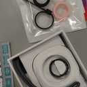 Smart Ring for Women Men, Health Fitness Tracker Rings, IP68 Waterproof, Long Lasting Batteries Sleep Ring with Charging Case and Protector, Remote Photography, No App Fees (Silver, Size 9)