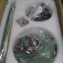 VONLUCE Ceiling Fans with Lights, 36 Inch Ceiling Fan and Remote, Full-spectrum LED Light, 3CCT, 6-Speeds Noiseless Reversible DC Motor, Modern Ceiling Fan for Bedroom Living Room Farmhouse, Green