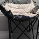 Oversized Camping Chair and Black Heavy Duty Rocking Camping Chair