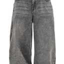 Men's Baggy Jeans Loose Fit Denim Pants Mid Waist Trousers Wide Leg Skater Jeans Y2K Streetwear (XS)