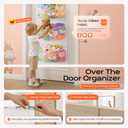 Upgraded Assembly Type Stuffed Animal Storage. Original Design & Patented, 4 Components Over the Door Organizer, Adjustable Stuffed Animals Storage, Suitable for Doors and Walls of Various Heights.