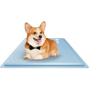 Cooling Mat for Dogs, Washable Pet Cooling Mat, Suitable for Small Pets (12-24 LB), No Additional Water Needed, Waterproof Collapsible Outdoor Cooling Mat for Pets 23.6"*17.7"