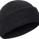 Rothco US Made Wool Watch Cap - All-Weather Protection and Classic Style Beanie (One Size, Black)