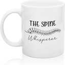 XQLZY The Spine Whisperer Coffee Mug, Funny Chiropractor Mug, Christmas Birthday Gifts for Surgeon Chiropractic, Thank You Gifts for Orthopedic Doctor Chiropractors Family Friends Coworkers