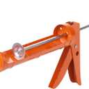 Bates- Caulking Silicone Gun, 10:1 Thrust Ratio, Hand Caulking Guns, No Drip (1 Pack, Orange)