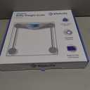 Etekcity Digital Body Weight Bathroom Scale, Large Blue LCD Backlight Display, High Precision Measurements,6mm Tempered Glass, 400 Pounds (Blinding Silver)