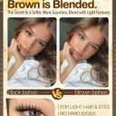8-12MM Brown Lash Clusters Kit Natural Eyelash Clusters Wispy Cluster Eyelash Extensions Kit Fluffy Individual Lash Extensions with Bond and Seal for Soft Glam (180Pcs, C Curve)