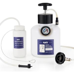 Orion Motor Tech Pressure Bleeder, 2.5L Brake Pressure Bleeder with 50.7mm Adapter, 2.6qt Manual Power Brake Bleeder with 500mL Brake Bleeder Bottle Compatible with Ford Subaru Nissan Infinity