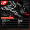 A-Premium Center Catalytic Converter Kit Direct-Fit Compatible with Honda CR-V CRV 2007 2008 2009 2.4L, EPA Compliant, Replace# 18160RZAA00