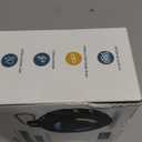 EBODA Bluetooth Shower Speaker, Portable Bluetooth Speakers, IP67 Waterproof Wireless Speaker with LED Light, Floating, 2000mAh, True Wireless Stereo for Kayak, Beach, Gifts for unisex -Black