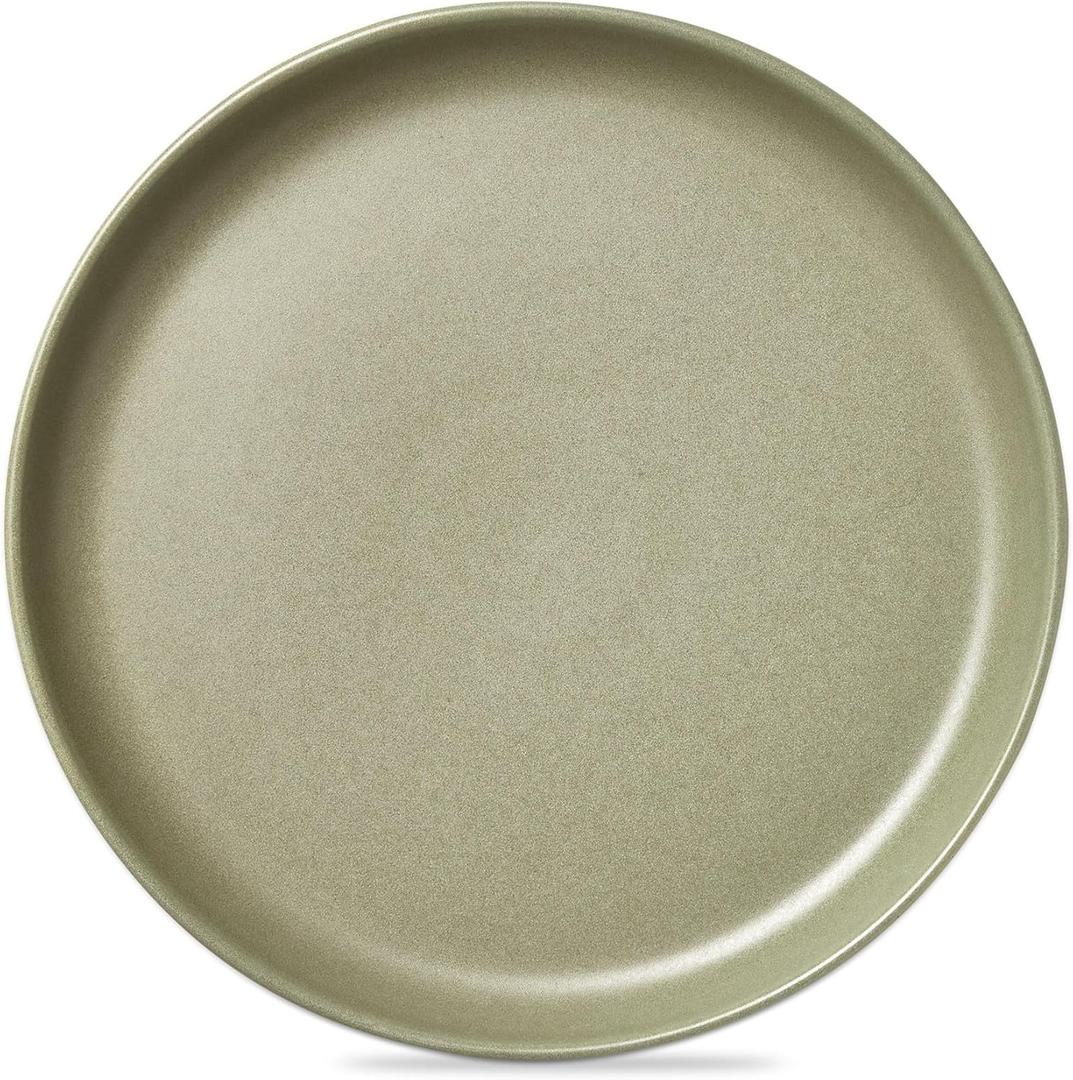TAG Logan Salad Plate Stoneware Dishwasher Safe Sage 9.5. inch. Sage Green