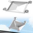 RVMARINEPAT Starlink Mini Mount Suction Mount 2 in 1 Protect Cover Starlink Mini Accessories for Car Sunroof Window RVs (White Silicon)