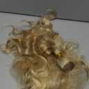 Ombre Blonde Toppers for Women Real Human Hair 3D Cover Pieces for Women with Thinning Hair Upgrade Lace Base Toppers (Ombre Blonde, 12 Inch) (9*10)