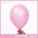 PartyWoo Pearl Pink Balloons 140pcs Different Sizes of 18 12 10 5 Inch Light Pastel Baby Pink Balloon Arch Kit Garland for Girl Baby Shower Princess Gender Reveal Birthday Party Decorations Pink-Z44