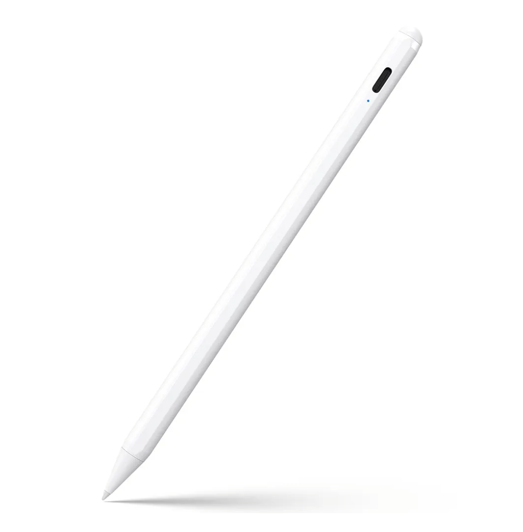 Stylus Pen for iPad 6th-11th Generation-2X Fast Charge Active Pencil Compatible with 2018-2025 Apple iPad Pro 11"/12.9"/M4, iPad Air 3/4/5/M2/M3,iPad mini 5/6 Gen-White