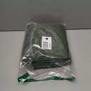 MIULEE Blackout Room Darkening Curtains Thermal Insulated Black Out Drapes Solid Window Treatment Grommet Light Blocking Curtain for Living Room Bedroom 2 Panels Set 52 x 84 inch Length Olive Green