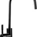 iSpring GA1-ORB Lead-Free Reverse Osmosis, Countertop Bar Sink RO Drinking Water Faucet, Contemporary Style, High Spout, Oil Rubbed Black - 1/4"