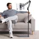 InnoGear Tablet Floor Stand, Overhead Bed Phone Stand Adjustable Holder Universal Floor Stand Compatible with iPhone iPad Pro Air Mini, Samsung Tab, Kindle, E-Readers (Medium)