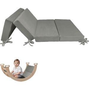 Cushion for Climbing Arch for Toddlers Arch Climber Floor Cushion and Rocker Pillow (Grey) (Gray)