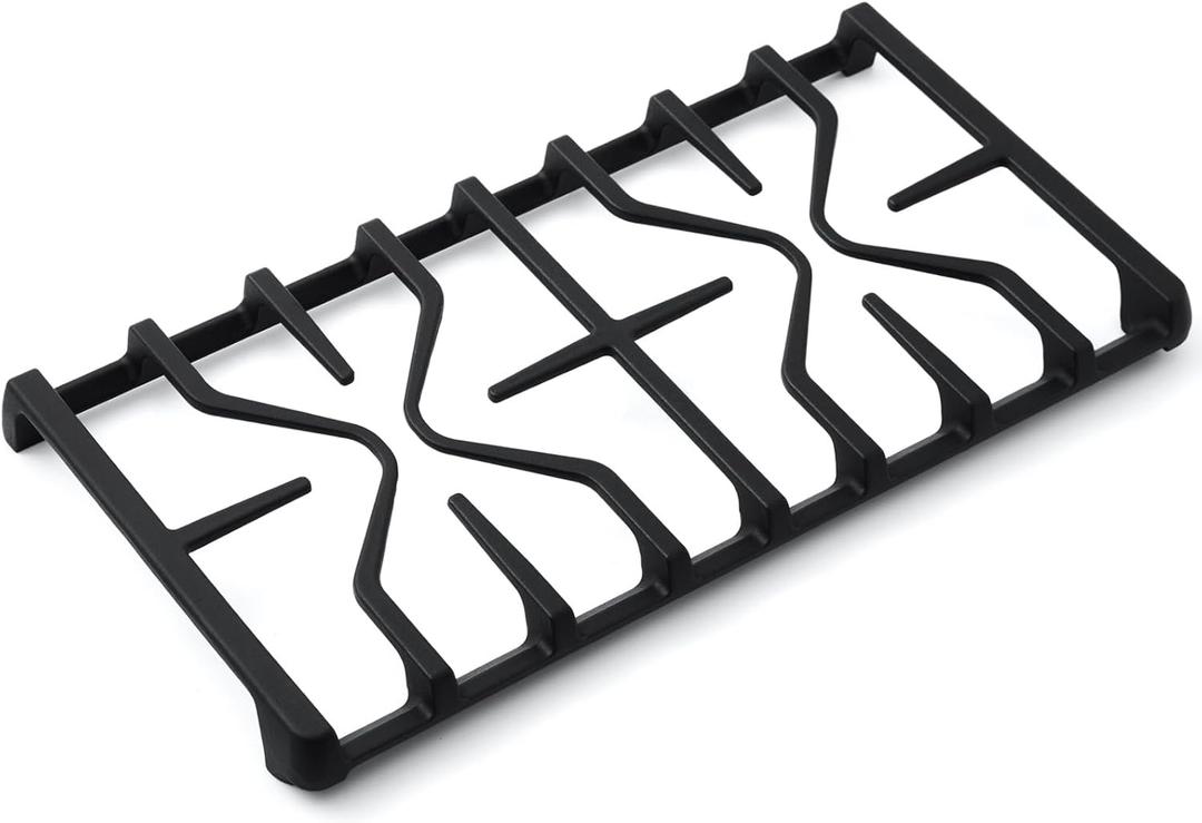 Upgraded WB31X27151 WB31X24736 Stove Grate Replacement for GE Stove Parts 19.6 x 10 Cast Iron Range Grate GE Range Surface Burner Grate General Electric Gas Cooktop Side Grate Rack