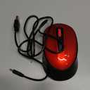 seenda Wireless Mouse, Rechargeable Light Up Mouse for Laptop, Small Cordless Mice with Quiet Click LED Rainbow Lights for PC Laptop Kids Chromebook Windows Mac, Black & Red