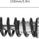 2Pcs Rear Shock Absorber, 150MM×300 Motorcycle Shocks Struts Damper Air Suspension 2000KG Coil Spring Shocks for Mountain Bike ATV