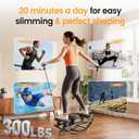 RELIFE REBUILD YOUR LIFE Rock Stepper Side to Side Rocking Fitness Stepper, Low-Impact Balance Board with Resistance Bands,Non-Slip Base for Full Body Workout, Fitness Machine Equipment at Home