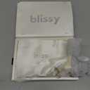 Blissy Silk Pillowcase - 100% Pure Mulberry Silk - 22 Momme 6A High-Grade Fibers - Pillow Cover for Hair & Skin - Regular, Queen & King with Hidden Zipper (Standard,Blissy White)