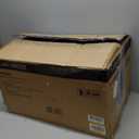 SUNJOY Garden Fences, Strip Metal Garden Fencing with Solar Lights (5-pack) - Brown