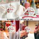 VeryHomy Family Christmas Ornaments 2025 | Long Distance for Grandpa, Grandma, Mom and Dad Gifts, Birthday for Sister, Brother | Ceramic Christmas Tree Decorations 2025