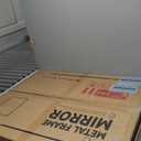 Keonjinn 30 x 36 Inch Brushed Gold Bathroom Mirror Metal Framed Rectangle Wall Gold Vanity Mirror for Bathroom Gold Rectangle Mirror for Bathroom Over Sink(Horizontal/Vertical)