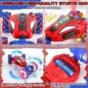 Spider Remote Control Car, Gesture Sensing Stunt Car, Spider Toys Gifts for Boys 4-6 6-8 8-12 Year Old, 2.4GHz 4WD Drift Hand Controlled Twist Cars, Off-Road 360 Rotating Cars with Lights Spray Music